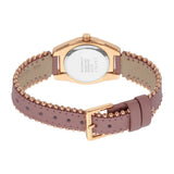 Esprit Ladies Watch Pink Leather Strap Ip Rose Gold Case & Dial - Blue Salon