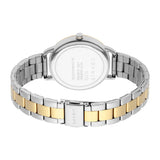 Esprit Ladies Watch Ladies Two Tone Silver Color/ GoldÂ  Bracelet With Golden Dial