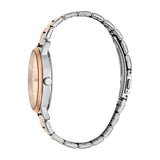 Esprit Ladies Two Tone Watch SS CaseÂ With Ip Rosegold Dial
