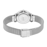 Esprit Ladies Watch Silver Color Mesh Bracelet With Black Dial Set With Accessories - Blue Salon