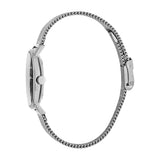 Esprit Ladies Watch Silver Color Mesh Bracelet With Black Dial Set With Accessories - Blue Salon