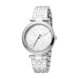 Esprit Ladies Watch Stainless Steel Case & Bracelet With Silver Color Dial With Stone