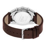 Esprit Men's Chronograph Watch Brown Leather Strap Black Dial With Date - Blue Salon