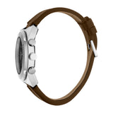 Esprit Men's Chronograph Watch Brown Leather Strap Black Dial With Date - Blue Salon