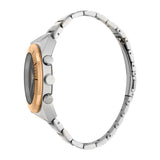 Esprit Men's Chronograph Watch Silver Color Ss Bracelet Black Dial With Date