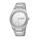 Esprit Men's Stainless Steel Day Date Watch With White Dial - Blue Salon