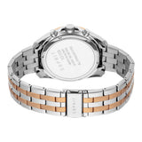 Esprit Men's Chronograph Watch Two Tone Ss Bracelet & White Dial With Date - Blue Salon