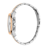 Esprit Men's Chronograph Watch Two Tone Ss Bracelet & White Dial With Date - Blue Salon