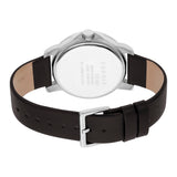 Esprit Watch Black Leather Strap & Black Dial With Date - Blue Salon