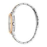 Esprit Men's Watch Two Tone Ss BraceletÂ & White Dial With Date - Blue Salon