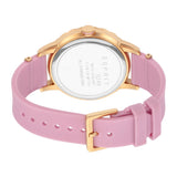 Esprit Ladies Watch Rubber Strap Ip Rosegold Case & Dial - Blue Salon