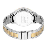 Esprit Ladies Watch Two Tone CaseÂ & Bracelet WithÂ Multi FunctionÂ White Dial - Blue Salon