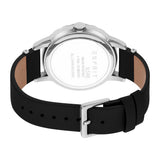 Esprit Ladies Watch Black Leather Strap Stainless Steel Case & Black Dial - Blue Salon