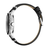 Esprit Ladies Watch Black Leather Strap Stainless Steel Case & Black Dial - Blue Salon