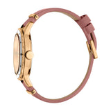 Esprit Ladies Watch Leather Oldrose Strap With Ip Rosegold CaseÂ & Dial