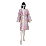 Etro Home Doubled Kimono Bathrobe Large Fuchsia