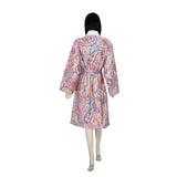 Etro Home Doubled Kimono Bathrobe Large Fuchsia