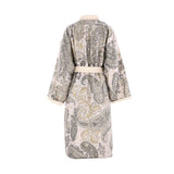 Etro Home Doubled Kimono Bathrobe Extra Large Grey