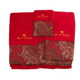 Etro Home Towel Set 5 Pieces  Red