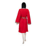 Etro Home Long Kimono Bathrobe Extra Large Red