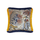 Etro Home Beige Cushion With Passementerie Size :45x45 Cm