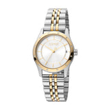ESPRIT Women's Two Tone Silver & Gold Color Watch with Date Function