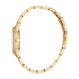 ESPRIT Women's Gold Color Watch with Silver Dial and Date Function