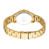 ESPRIT Women's Gold Color Watch with Dark Green Dial and Date Function