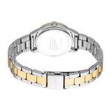 ESPRIT Women's Two Tone Silver and Gold Color Watch with Champagne Dial and Date Function