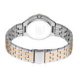 ESPRIT Women's Two Tone Silver & Rose Gold Watch with White MOP Dial and Metal Bracelet