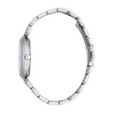ESPRIT Women's Silver Watch with Dark Blue Dial and Stainless Steel Bracelet