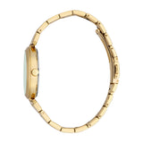 ESPRIT Women's Gold Watch with Dark Green Dial and Gold Metal Bracelet