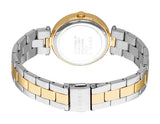 ESPRIT Women's Two Tone Silver & Gold Watch with Silver Dial