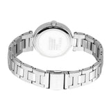 ESPRIT Women's Silver Color Watch with Dark Blue Dial and Stainless Steel Bracelet