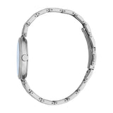 ESPRIT Women's Silver Color Watch with Dark Blue Dial and Stainless Steel Bracelet