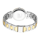 ESPRIT Women's Two Tone Silver & Gold Color Watch with Silver Dial