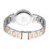 ESPRIT Women's Watch, Two Tone Silver & Rose Gold Color Case & Bracelet, White MOP Dial