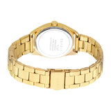 ESPRIT Women's Gold Watch with White MOP Dial and Date Display