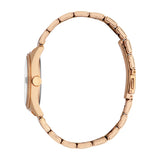 ESPRIT Women's Rose Gold Watch with Silver Dial and Date Function