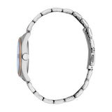 ESPRIT Women's Two Tone Silver & Rose Gold Watch with Dark Blue Dial and Metal Bracelet