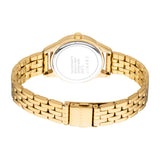 ESPRIT Women's Watch with Gold Color Case, White MOP Dial, and Gold Color Metal Bracelet