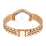 ESPRIT Women's Watch Rose Gold Color Case Silver Dial Rose Gold Color Metal Bracelet