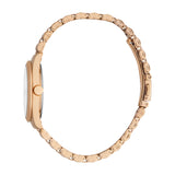 ESPRIT Women's Watch Rose Gold Color Case Silver Dial Rose Gold Color Metal Bracelet