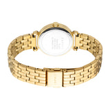ESPRIT Women's Watch Gold Color Case Silver Dial Gold Color Metal Bracelet