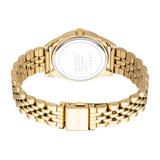 ESPRIT Women's Gold Color Watch with Metal Bracelet and Three Hands