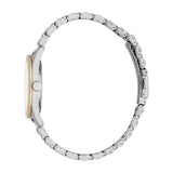 ESPRIT Women's Two Tone Silver & Gold Color Watch with White MOP Dial and Metal Bracelet