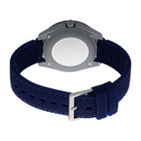 ESPRIT  Men & Women's Dark Grey Color Watch with Dark Blue Dial and Silicone Strap