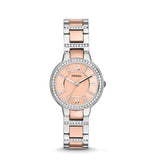 Fossil Virginia Glitz Two-Tone  Stainless Steel Women's Watch