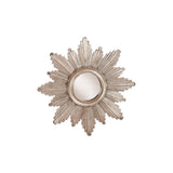 Ethan Allen Silver Sunburst Mirror (66Cm) 66X66 cm