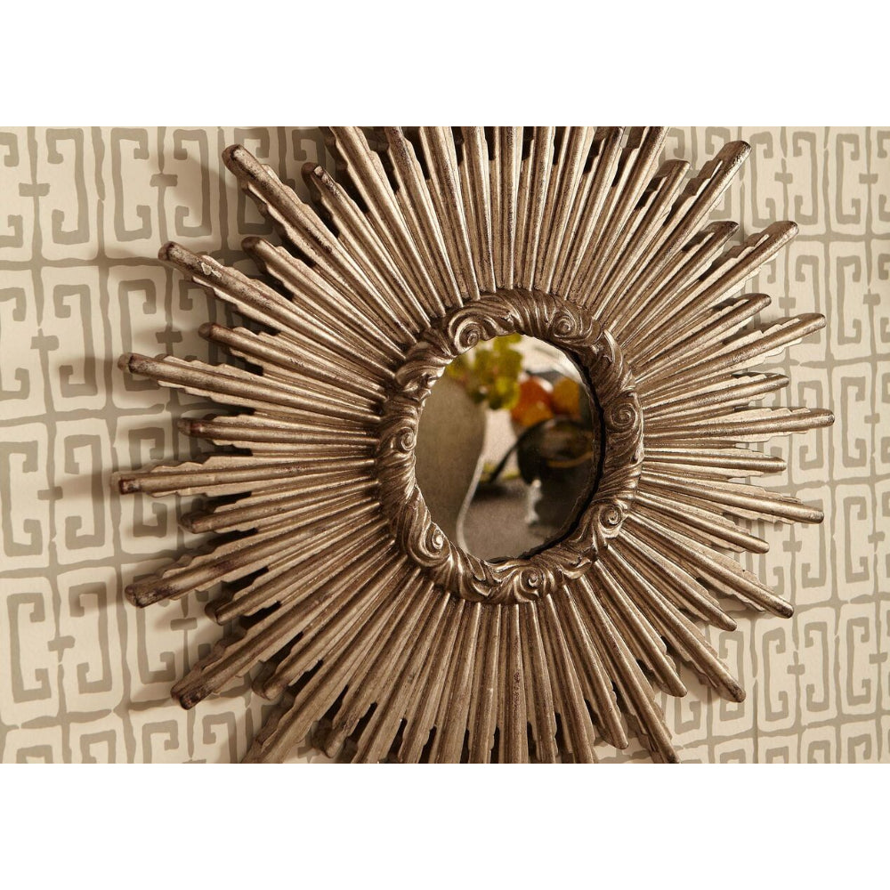 Ethan Allen Siver Sunburst Mirror (61Cm) 61X61 cm | Home and Furniture Home | Home Décor | Mirrors Ethan Allen Siver Sunburst Mirror (61Cm) 61X61 cm | Home and Furniture Home | Home Décor | Mirrors